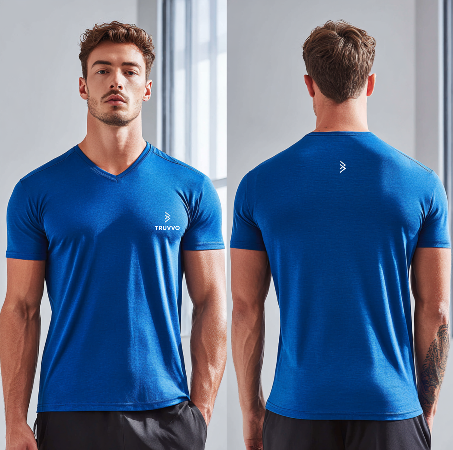 V Neck Workout Tee