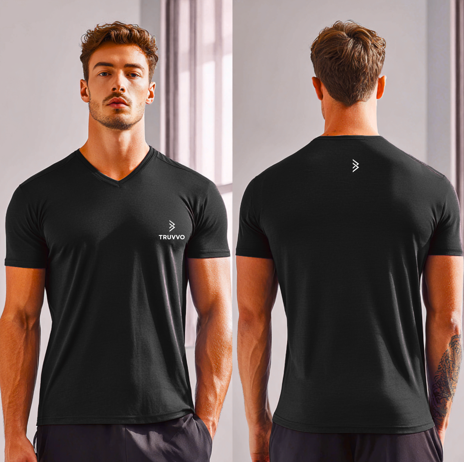 V Neck Workout Tee