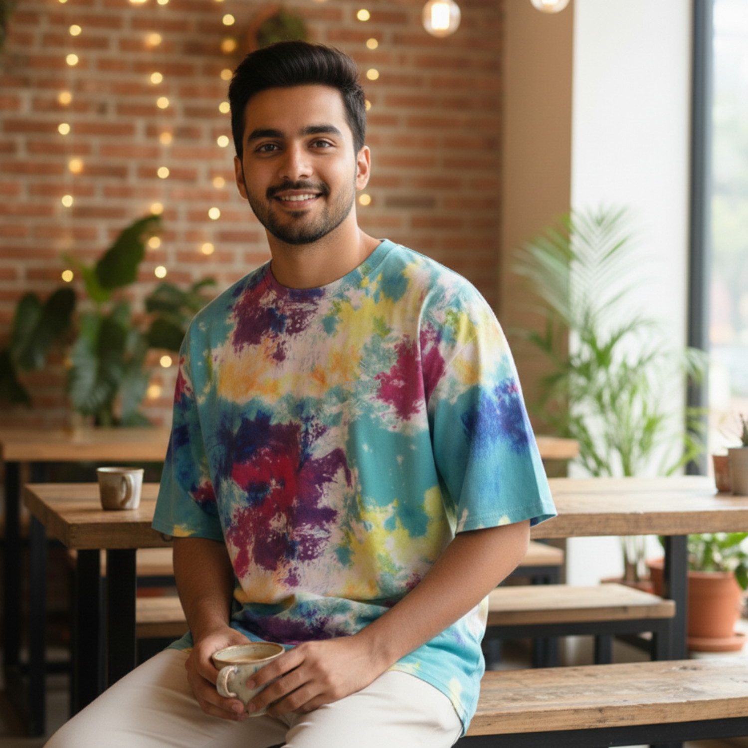 Oversized Tee Tie-Dye