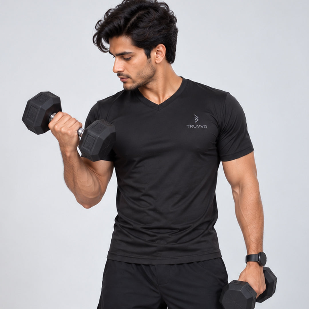 V Neck Workout Tee