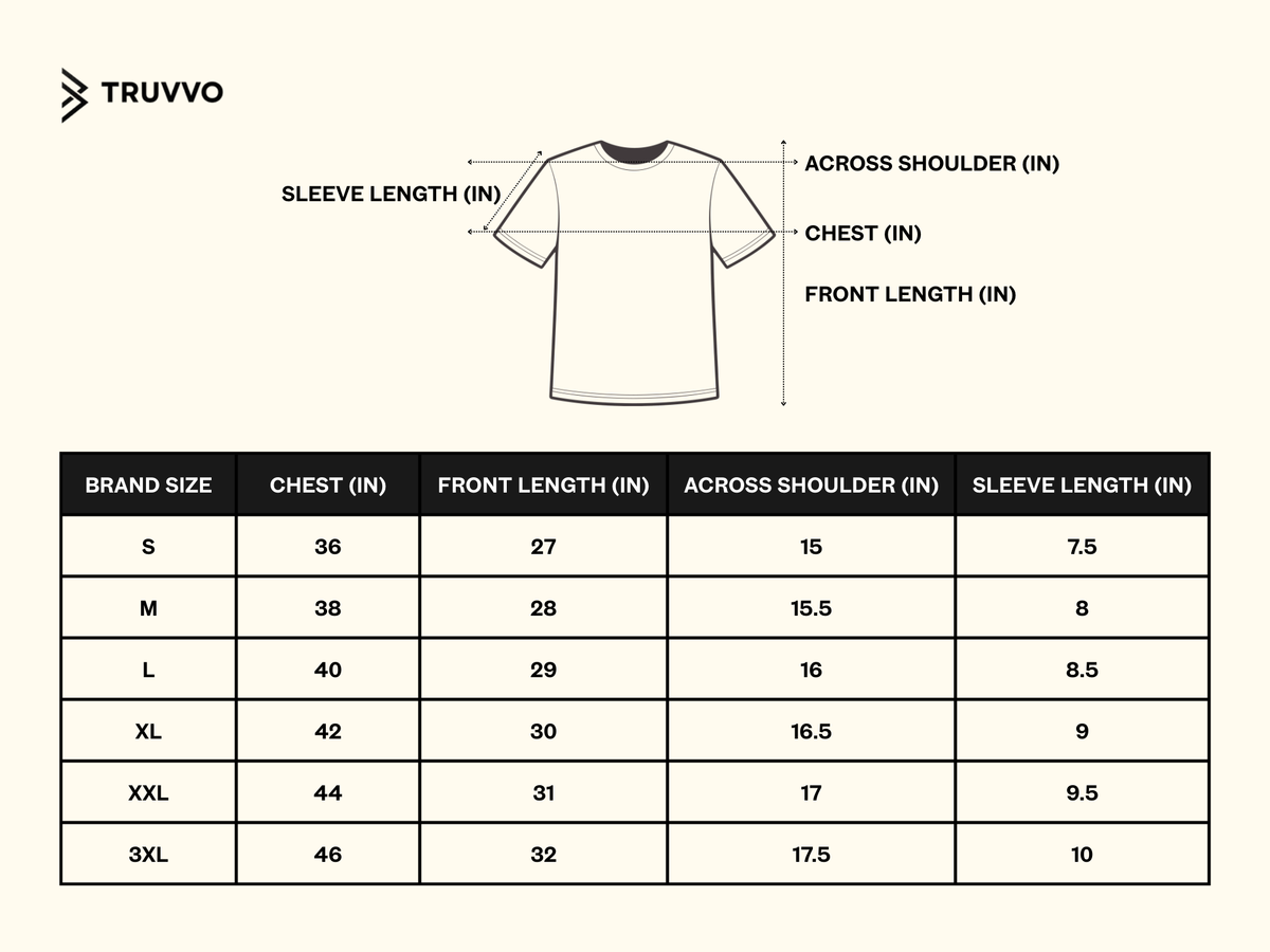 V Neck Workout Tee Size Guide