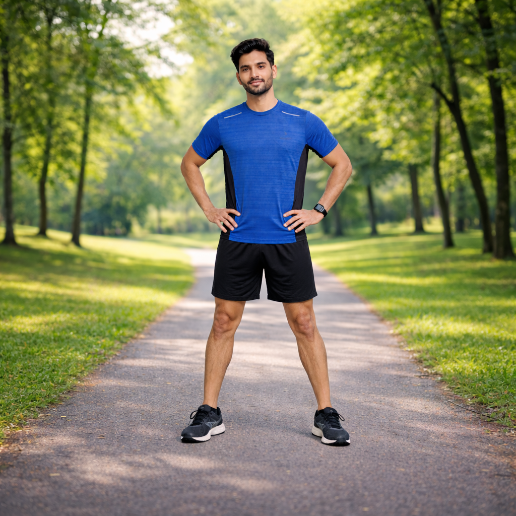 Men's Round Neck Running Tee