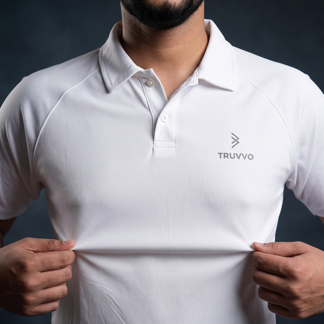Men's Raglan Polo T Shirt