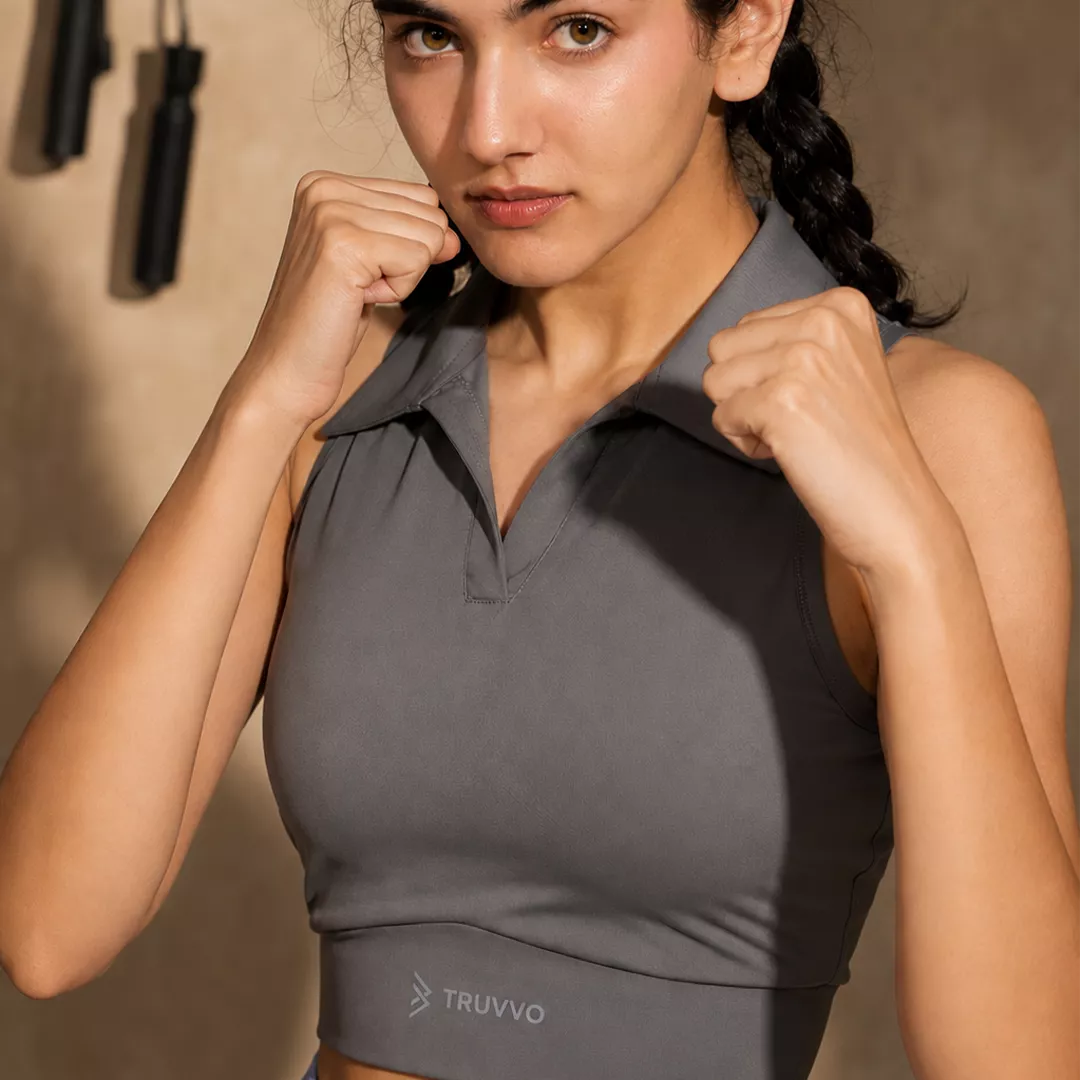 Women's Padded Crop-Top